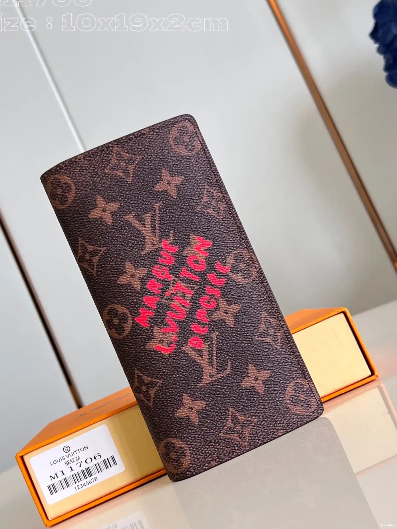 Cheap VUITTON BRAZZA LOUIS WALLET-10*19*2cm 0626